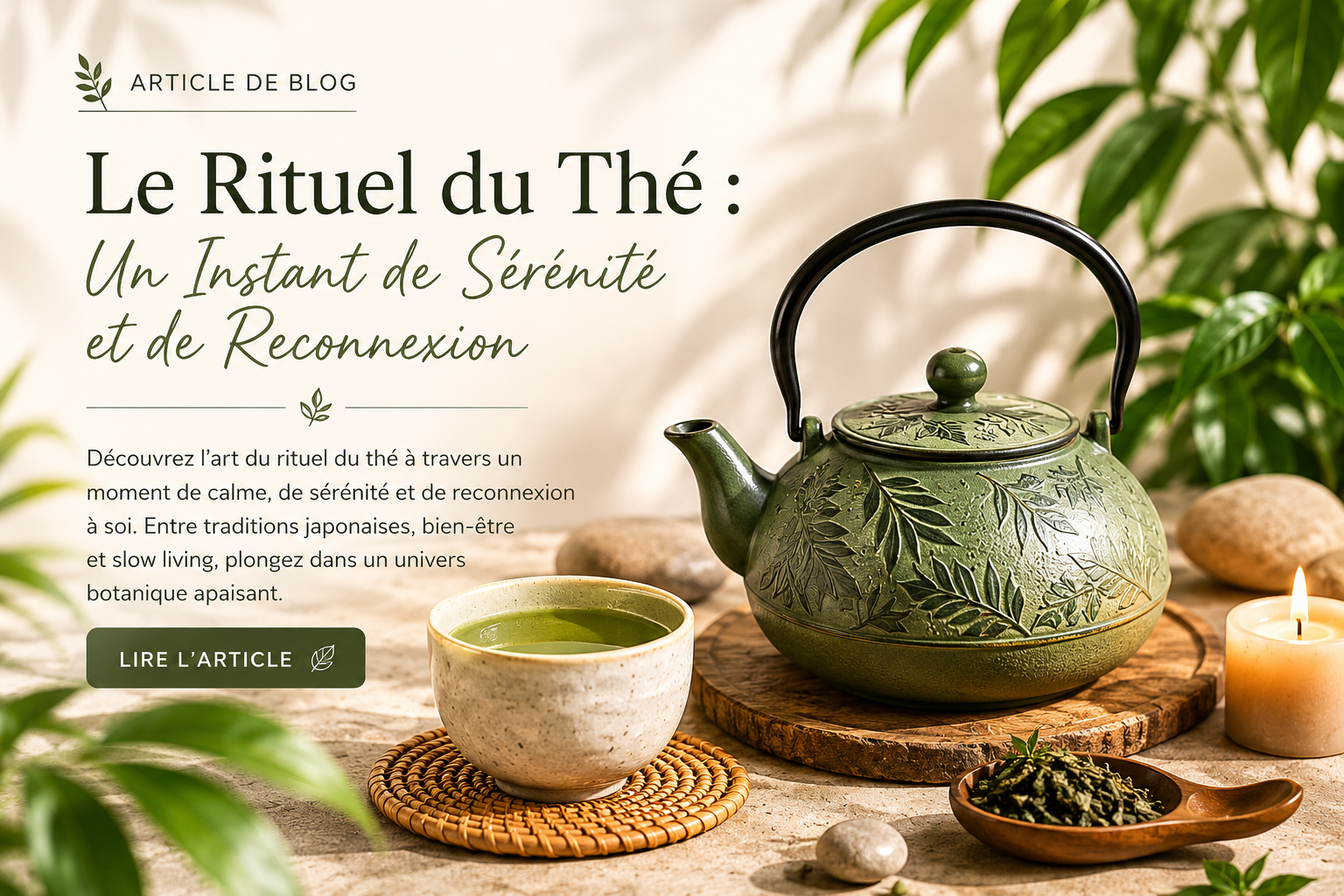 🍵 Le Rituel du Thé : Un Instant de Sérénité et de Reconnexion