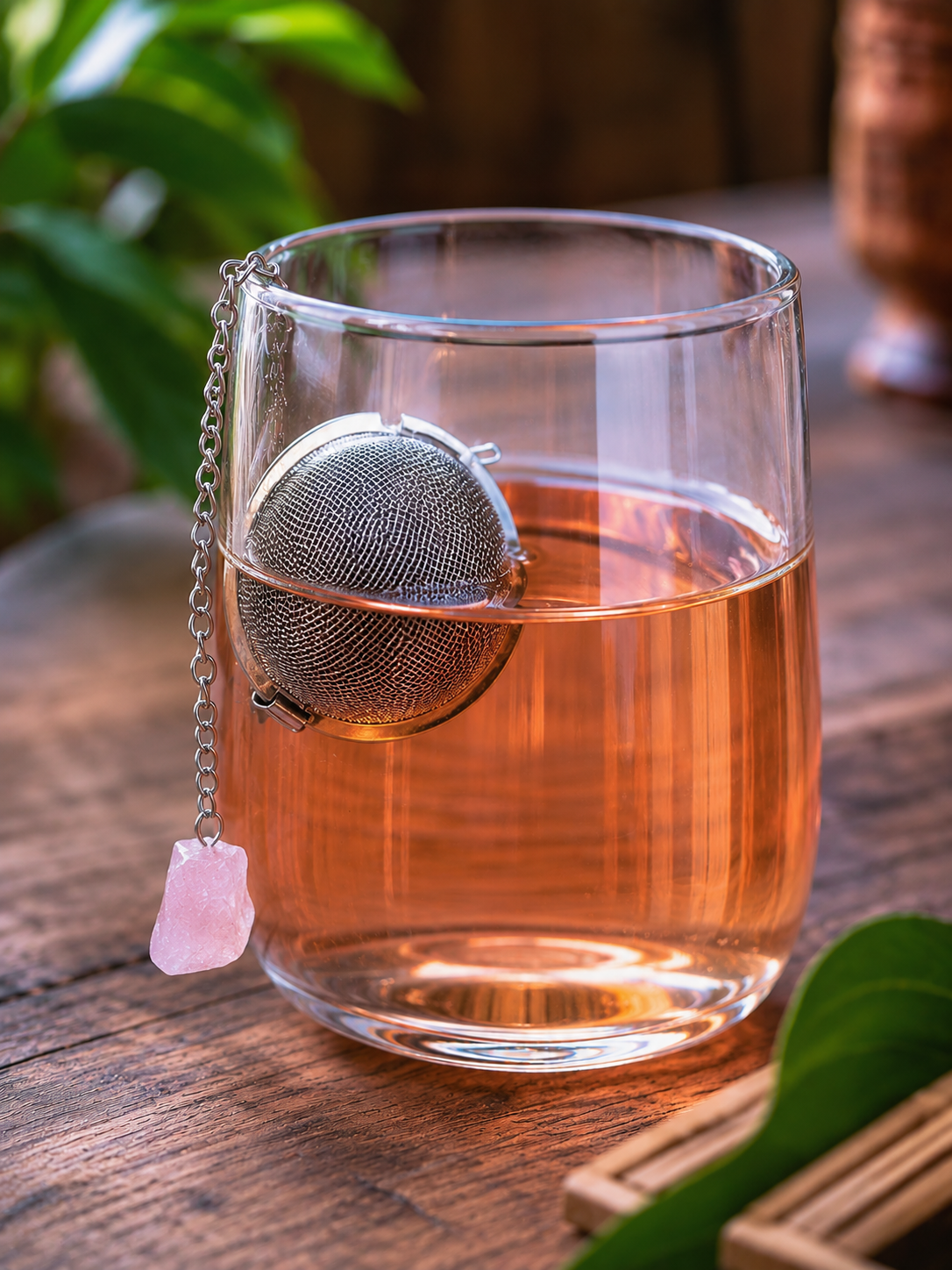 Infuseur à Thé en Améthyste