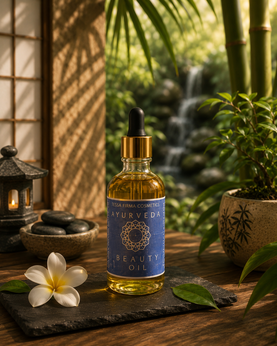 Huile Ayurvédique Beauté – Éclat & Rajeunissement