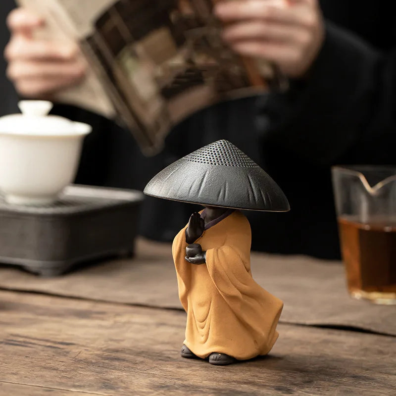 Filtre à Thé Petit Moine en Céramique
