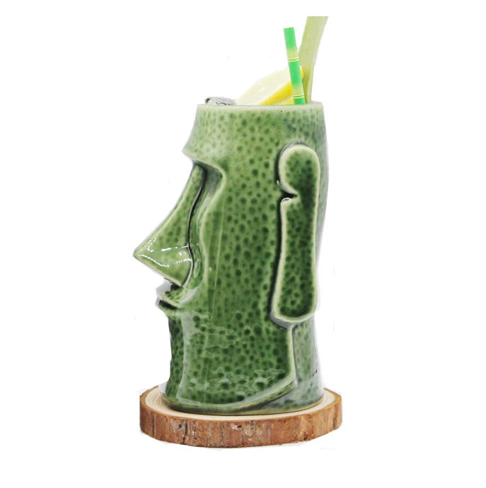 Mug Tiki Moaï en Céramique – 650 ml