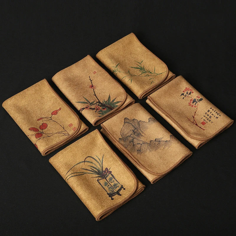 Serviette à Thé Japonaise – Microfibre Ultra Absorbante