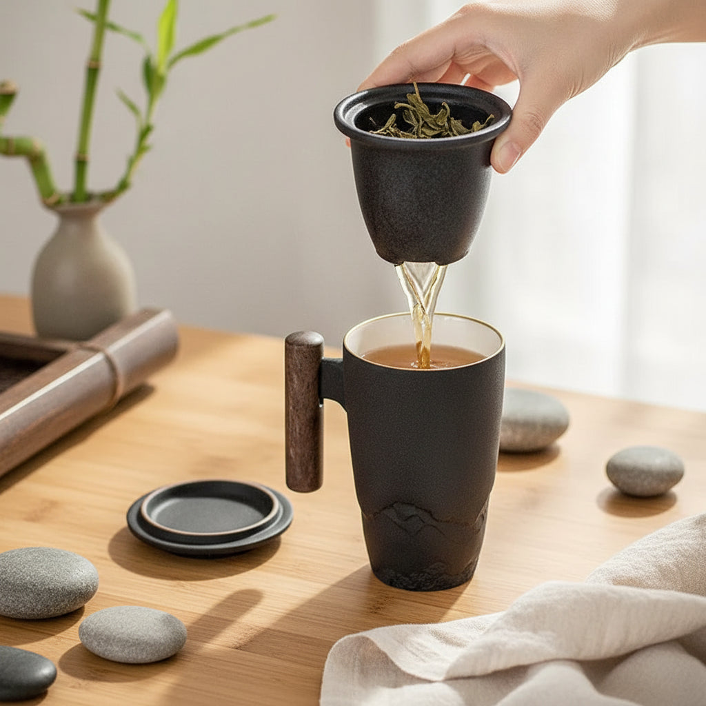 Mug Traditionnel Chinois en Céramique