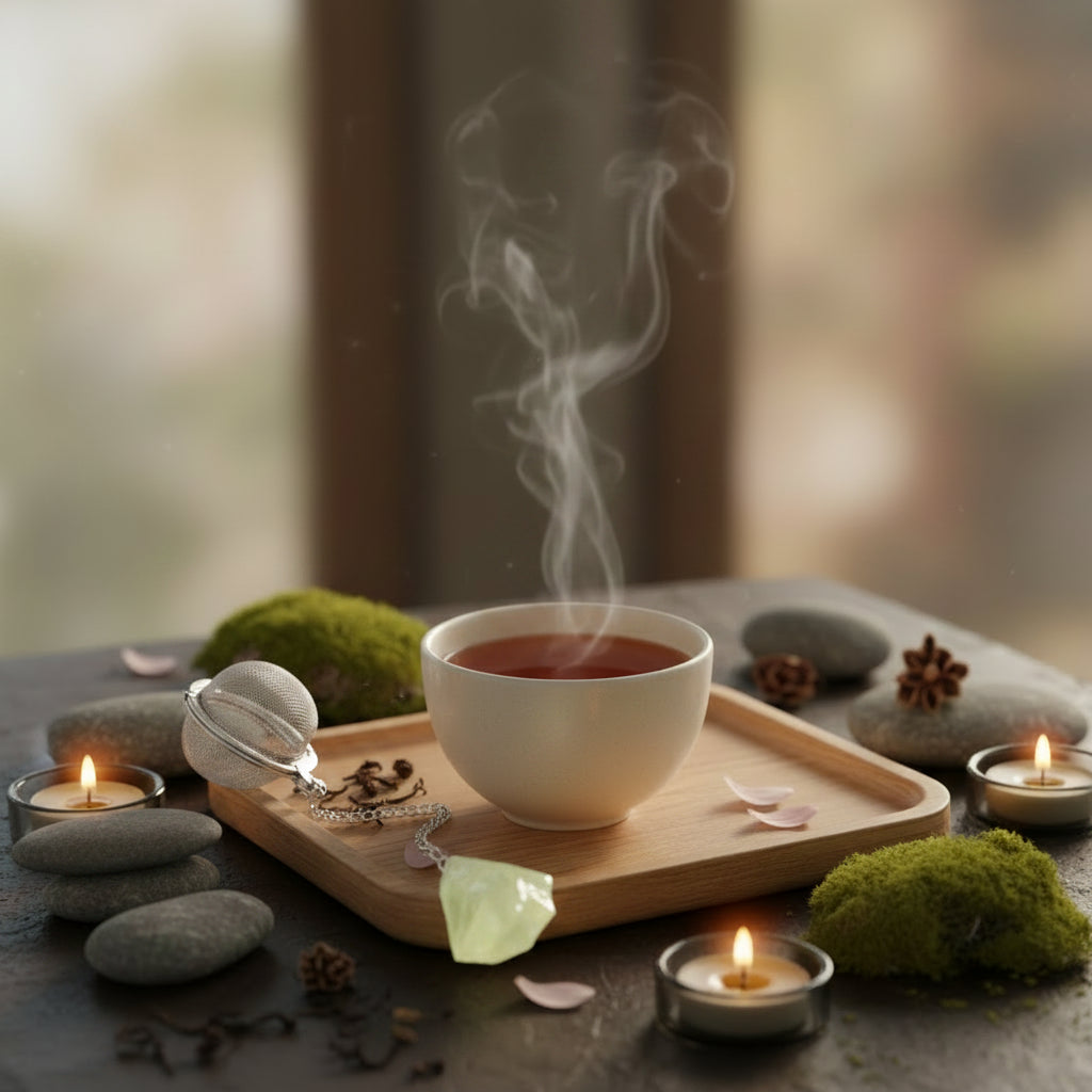 Infuseur à Thé en Améthyste