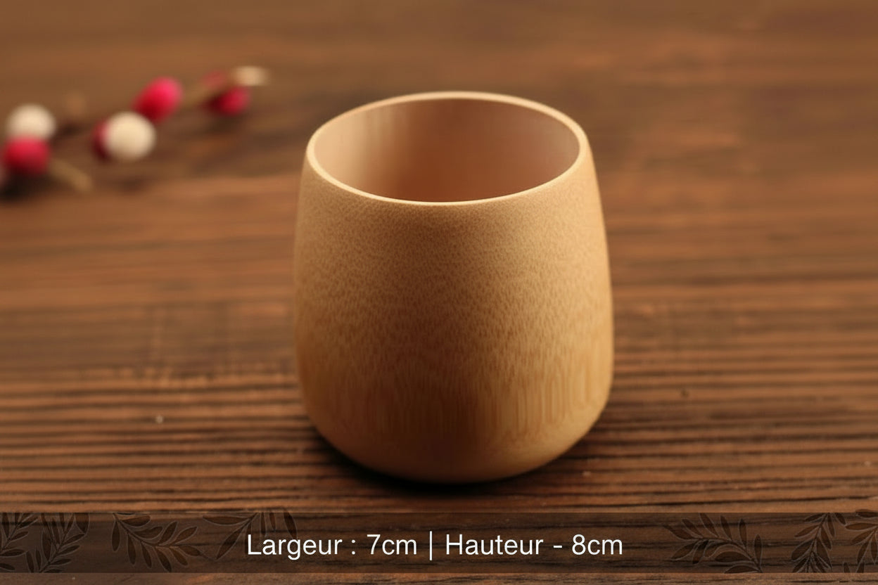 Tasse en Bambou Naturel