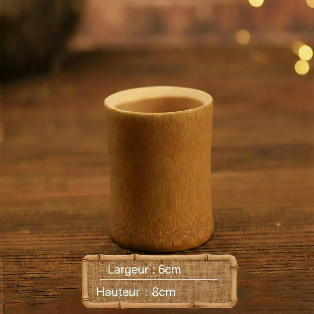 Tasse en Bambou Naturel