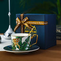 Service à Thé Jungle en Porcelaine Fine