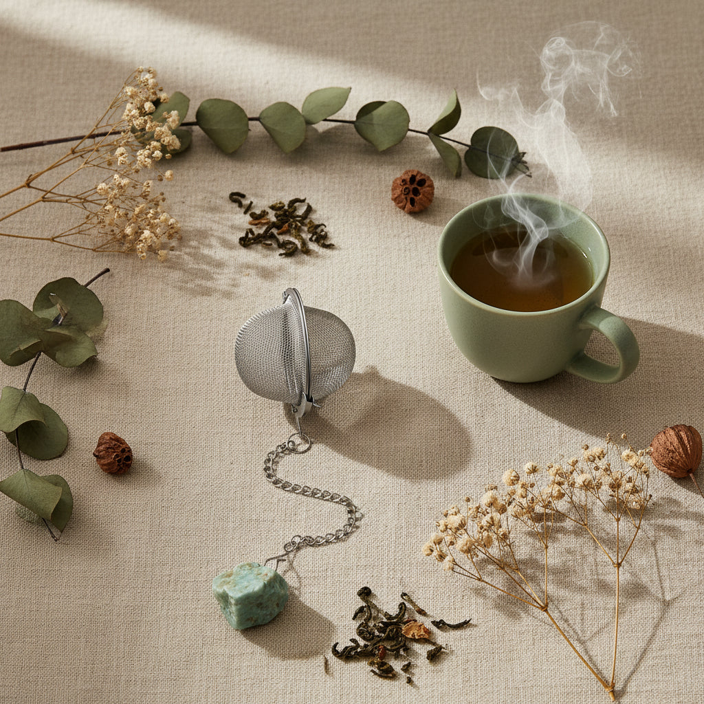 Infuseur à Thé en Améthyste
