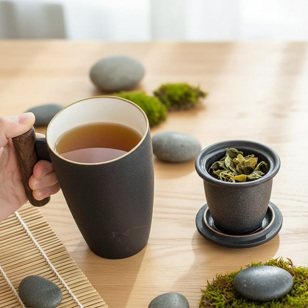 Mug Traditionnel Chinois en Céramique