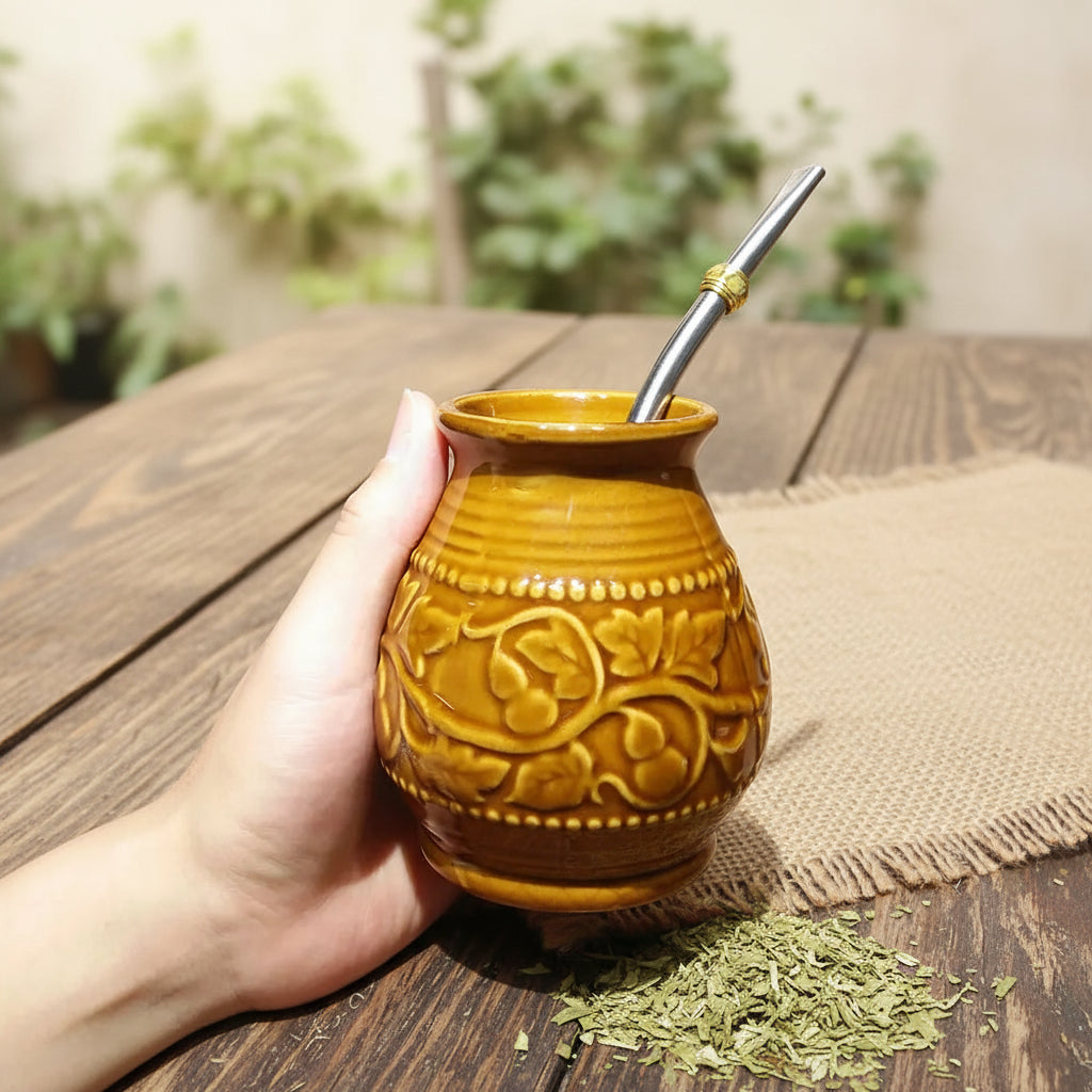 Calebasse en Céramique pour Yerba Maté