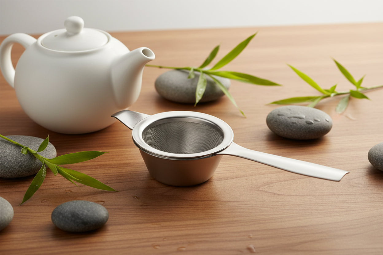 Infuseur à Thé Kung Fu – Filtre en Acier Inoxydable Réutilisable