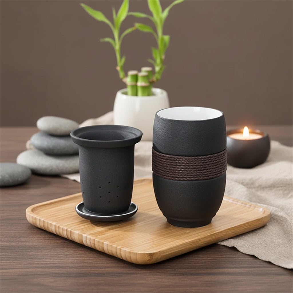 Tasse à Thé Artisanale en Céramique