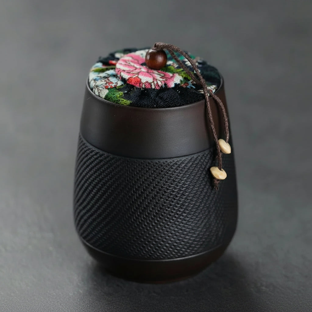 Boîte de Conservation pour le Thé en Céramique