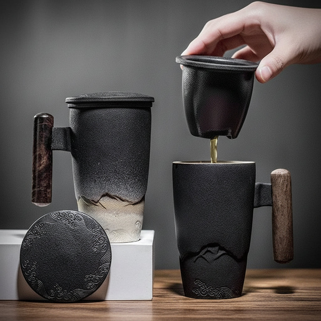 Mug Traditionnel Chinois en Céramique