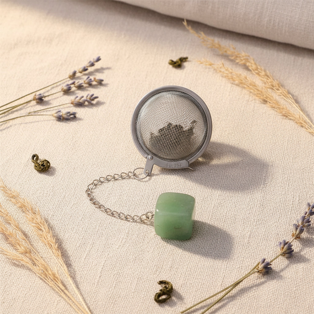 Infuseur à Thé Carré en Cristal Naturel
