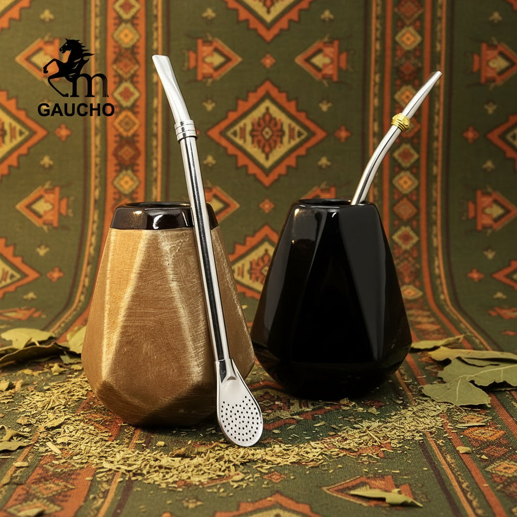 Calebasse en Céramique Artisanale pour Yerba Maté - 250 ml