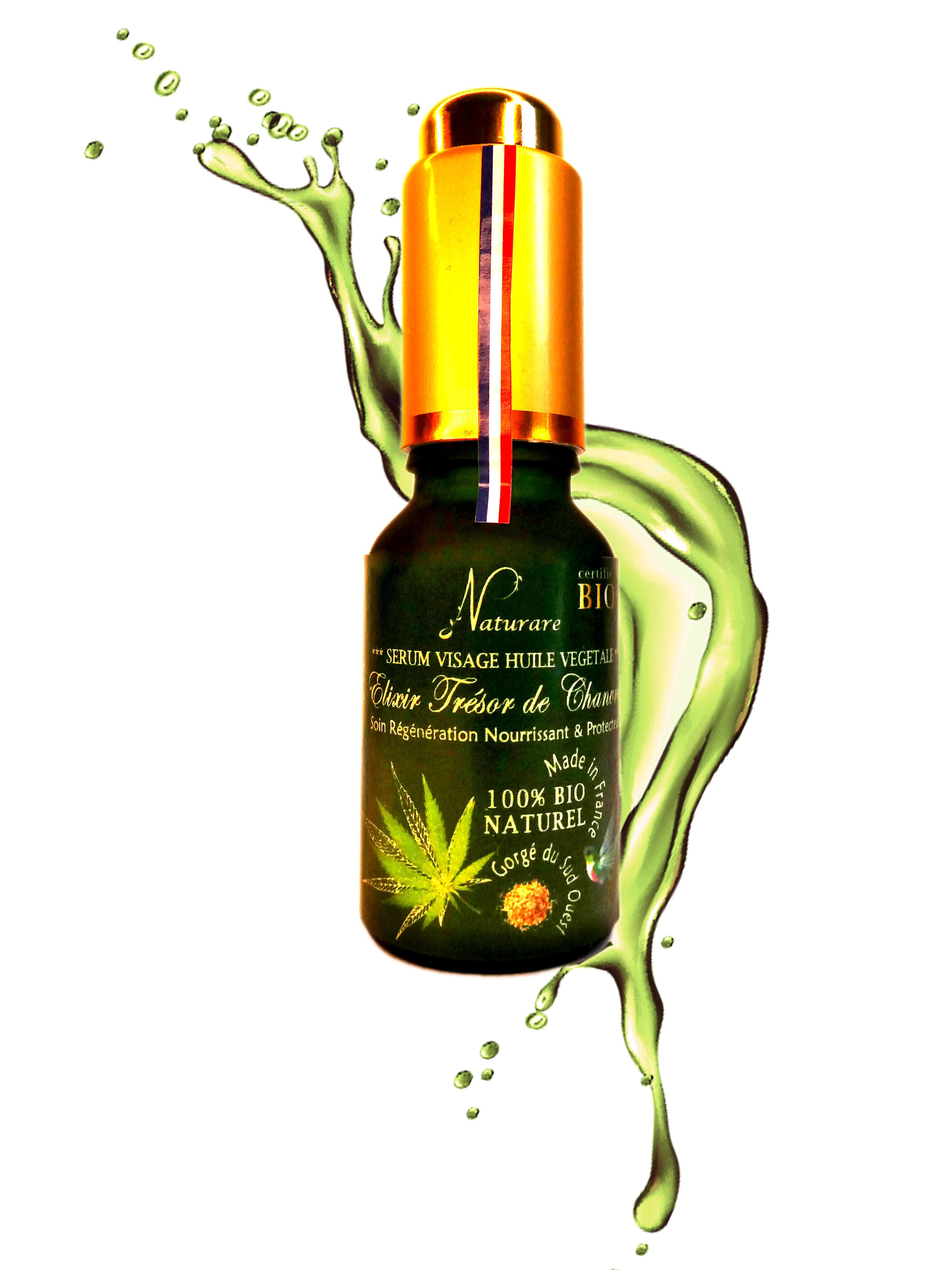 ELIXIR TRESOR DE CHANVRE BIO - Sérum Huile Végétale Complément Alimentaire
